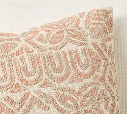 Cove Embroidered Pillow Cover