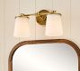 Hayes Alabaster Double Sconce (15")
