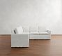 Cameron Square Arm Slipcovered 3-Piece L-Shaped Sectional (101")