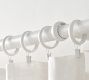 Quiet-Glide Curtain Clip Rings - Set of 10