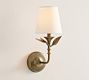 Botanical Forged Iron Sconce (12")