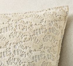 Coral Reef Embroidered Pillow Cover