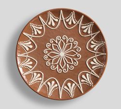 Gingerbread Stoneware Salad Plates - Set of 4