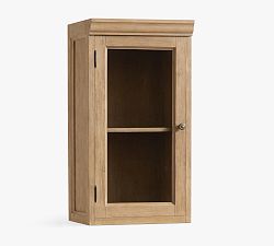 Open Box: Modular Bar Glass Door Hutch (18"W x 34"H) - Seadrift