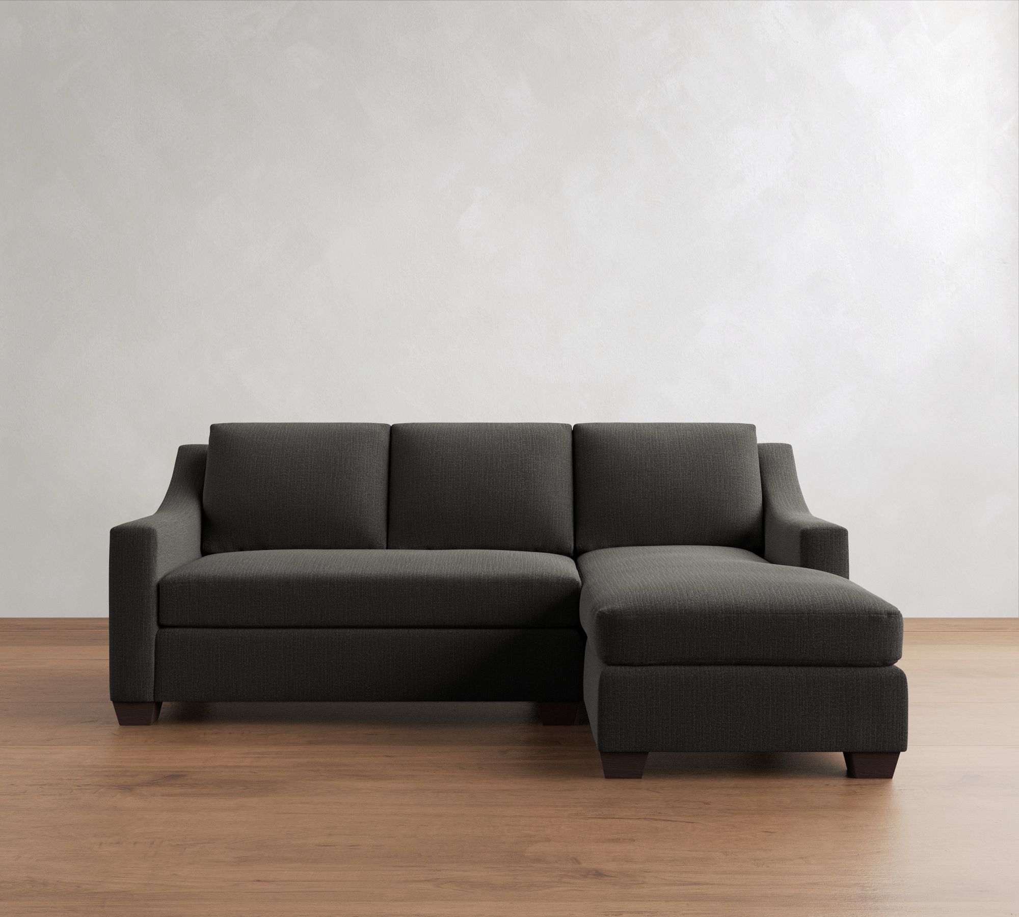 York Slope Arm Chaise Sectional (84"–114")
