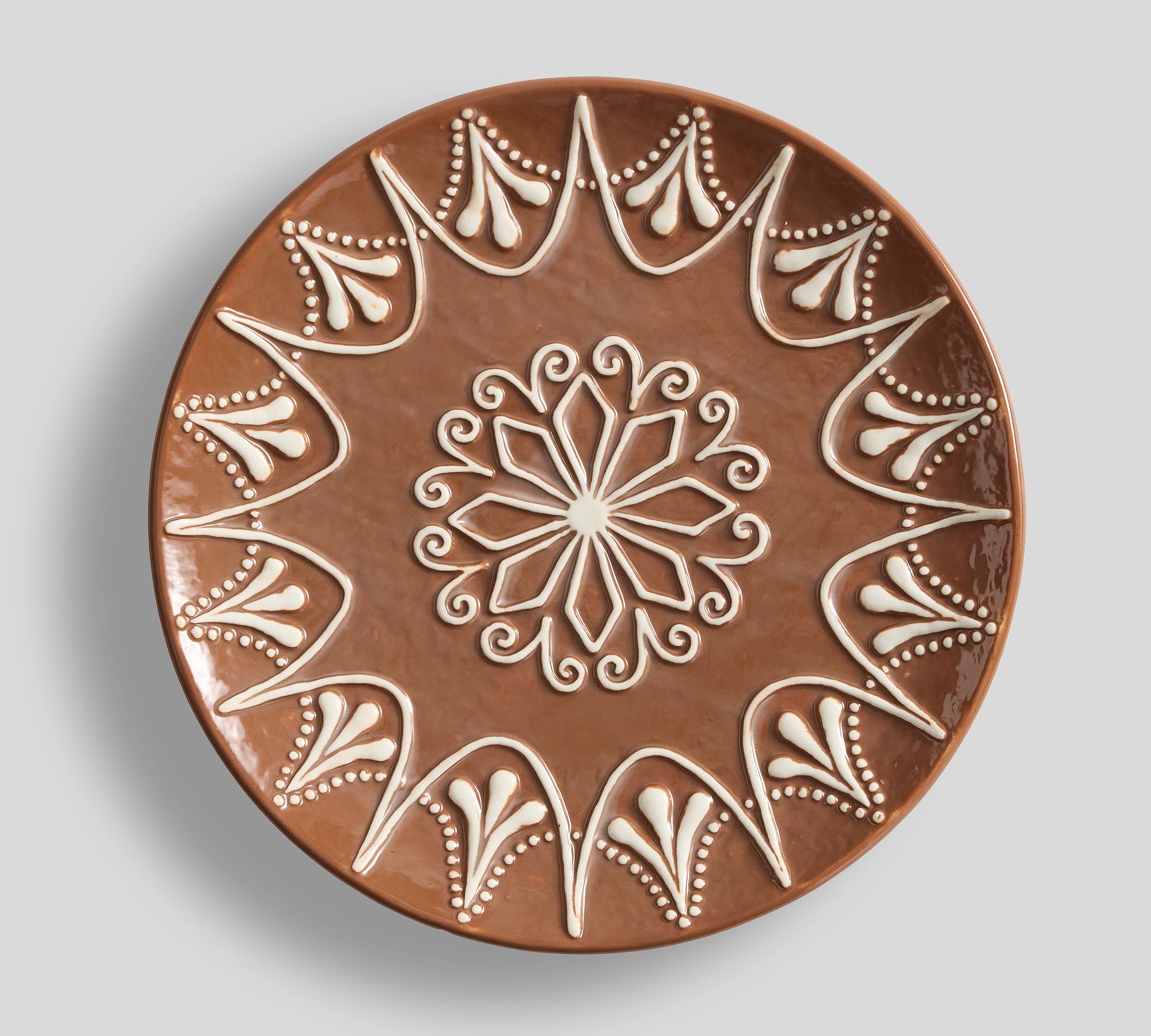 Gingerbread Stoneware Salad Plates - Set of 4