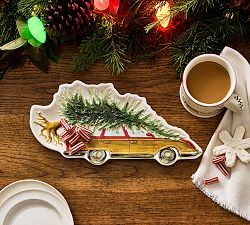 National Lampoon&rsquo;s Christmas Vacation™ Stoneware Figural Serving Platter