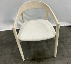 Open Box: Laguna Dining Chair - Performance Boucle Oatmeal, Sand Dune