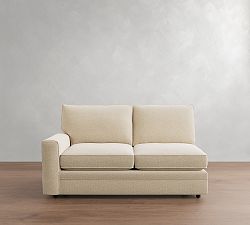 Open Box: Pearce Square Arm Left Loveseat - Performance Boucle Oatmeal