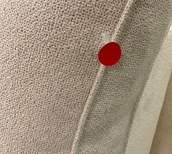 Open Box: Pearce Square Arm Left Loveseat - Performance Boucle Oatmeal