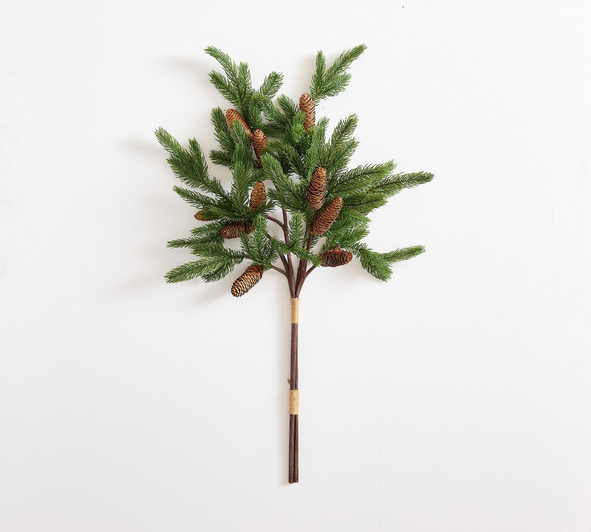 Faux Pinecone Branch