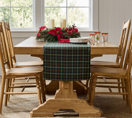 Rawlins Plaid Cotton Table Runner