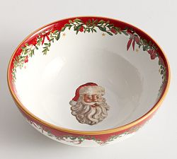 Nostalgic Christmas Stoneware Cereal Bowls - Set of 4