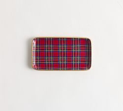 Festive Printed Enamel Tray