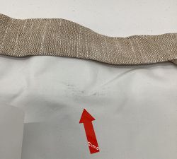Open Box: Belgian Flax Linen Blackout Shade (26"W x 64"L) - Dark Flax