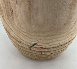 Open Box: Handcrafted Laguna Wooden Vase, Small (13.5"W x 17.75"H)