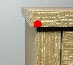 Open Box: Modern Farmhouse 6-Drawer Dresser (64") - Fog