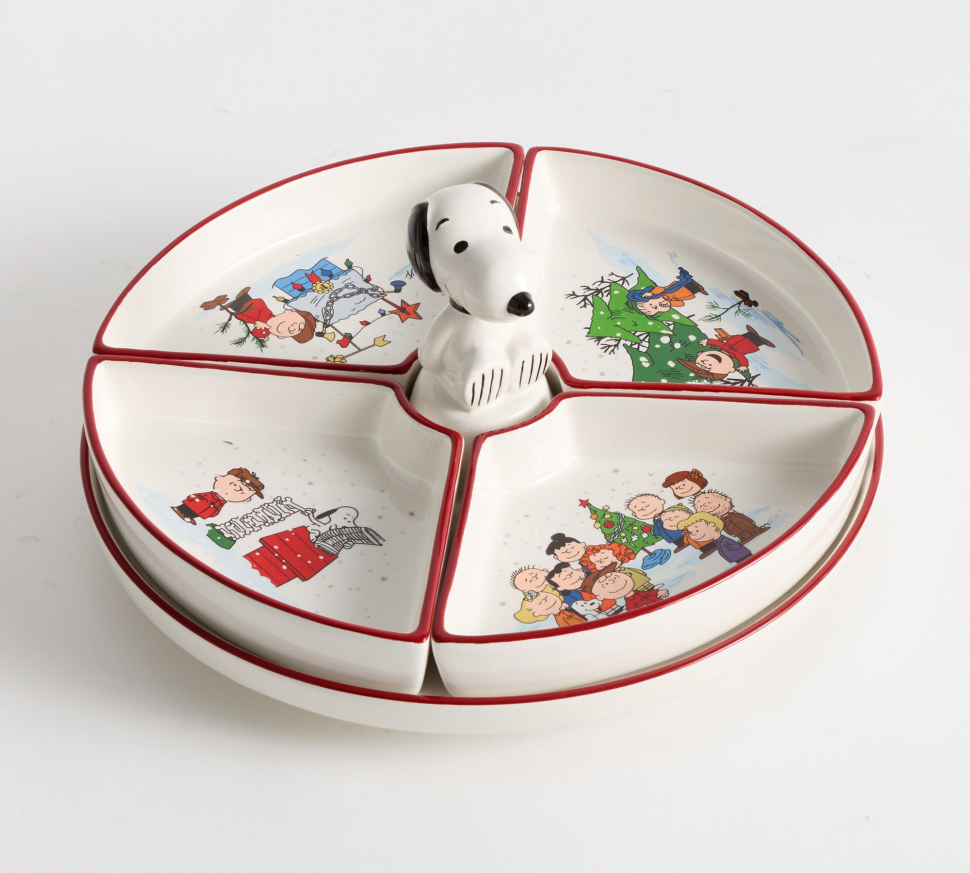 Peanuts™ Charlie Brown Christmas Stoneware Lazy Susan