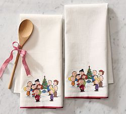 Peanuts™ Charlie Brown Christmas Cotton Tea Towels - Set of 2
