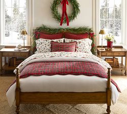 Norman Rockwell Ribbons &amp; Holly Pillowcases - Set of 2
