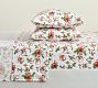 Norman Rockwell Ribbons &amp; Holly Sheet Set