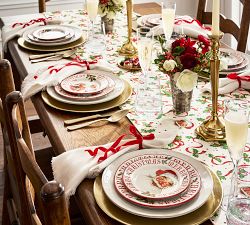Norman Rockwell Stoneware Salad Plates - Set of 4