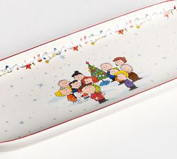 Peanuts™ Charlie Brown Christmas Stoneware Cookie Platter