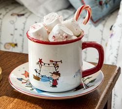Peanuts™ Charlie Brown Christmas Stoneware Mugs - Set of 4