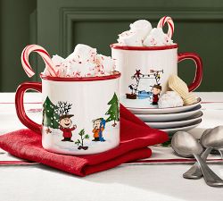 Peanuts™ Charlie Brown Christmas Stoneware Mugs - Set of 4