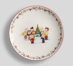 Peanuts™ Charlie Brown Christmas Stoneware Salad Plates - Set of 4