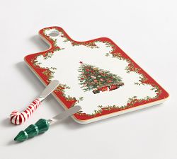 Cheese Serve Gift Set, Cheese Board &amp; Knives - Set of 2