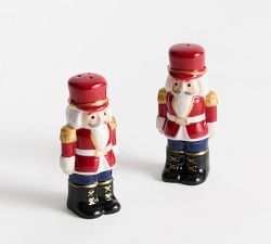 Figural Nutcracker Salt &amp; Pepper Shakers - Set of 2