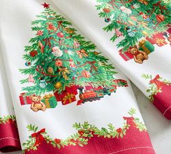 Nostalgic Christmas Cotton Tea Towels - Set of 2
