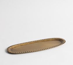 Oval Beaded Tray