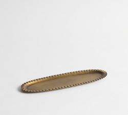 Oval Beaded Tray