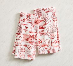 Woodland Stag Cotton Tea Towels - Set of 2