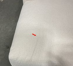 Open Box: Big Sur Square Arm Left Chaise - Performance Pebble Weave Flax