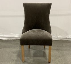Open Box: Hayes Non Tufted Dining Side Chair - Rustic Chenille Brown, Seadrift