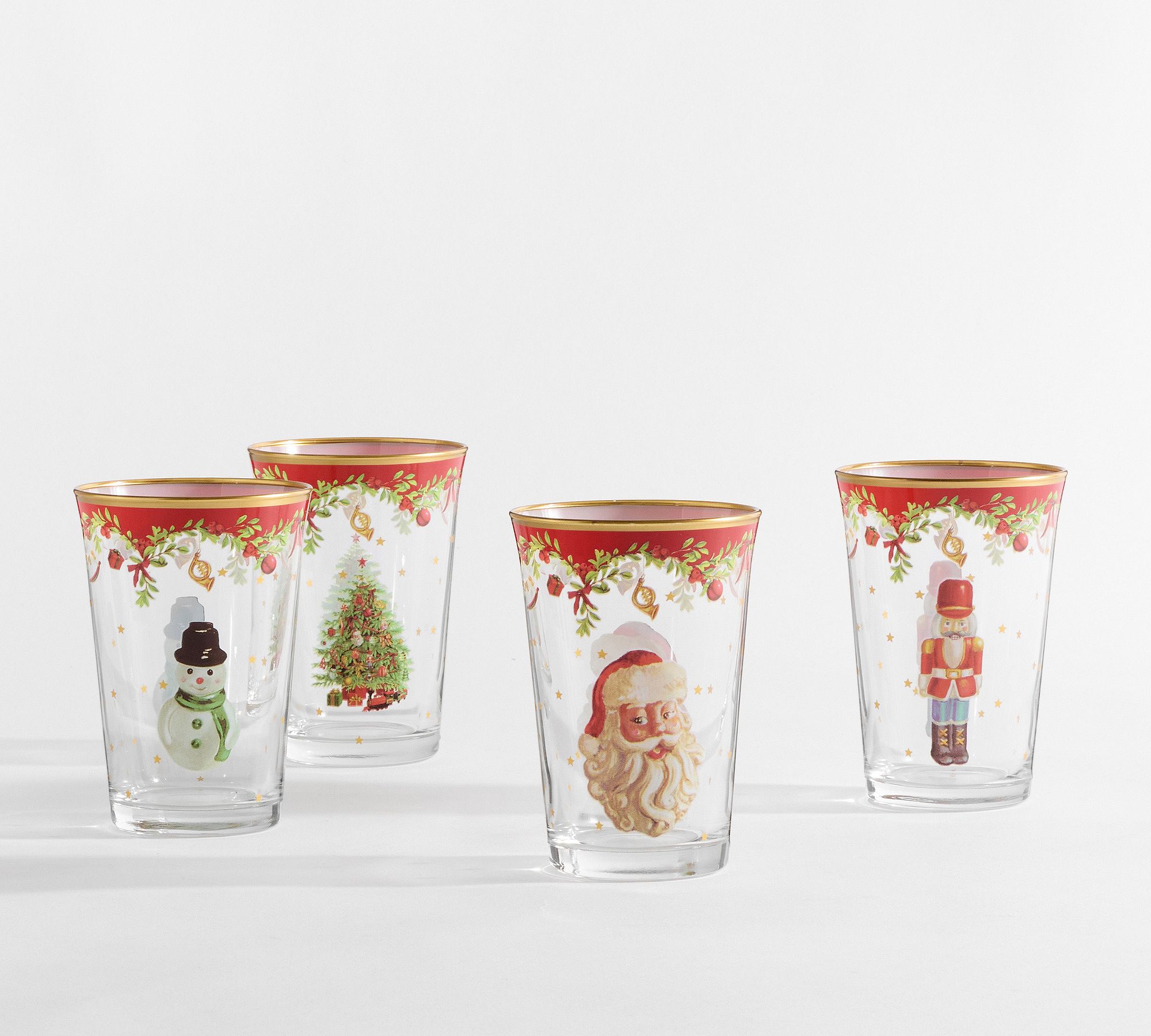 Nostalgic Christmas Icon Tumblers - Mixed Set of 4