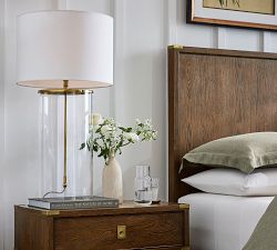 Aria Glass Table Lamp (31")