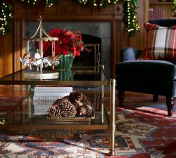 Everson Rectangular Glass Coffee Table (52")