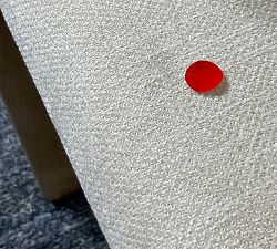 Open Box: Marin Dining Armchair - Performance Heathered Tweed Ivory, Mist