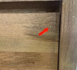 Open Box: Cayman 5-Drawer Tall Dresser (24") - Heirloom Wheat