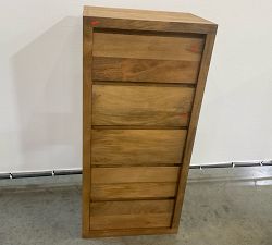 Open Box: Cayman 5-Drawer Tall Dresser (24") - Heirloom Wheat