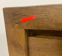 Open Box: Cayman 5-Drawer Tall Dresser (24") - Heirloom Wheat