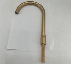 Open Box: Linden Lever Handle Widespread Bathroom Sink Faucet - Vintage Brass