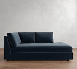 Open Box: Pacifica Slim Arm Right Return Bumper - Performance Everydayvelvet Ink Blue, Black Feet