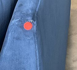 Open Box: Pacifica Slim Arm Right Return Bumper - Performance Everydayvelvet Ink Blue, Black Feet