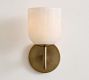Cooper Milk Glass Single Sconce (9")