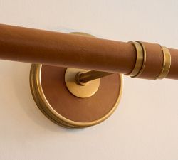 Redford Caramel Leather Picture Light (18")
